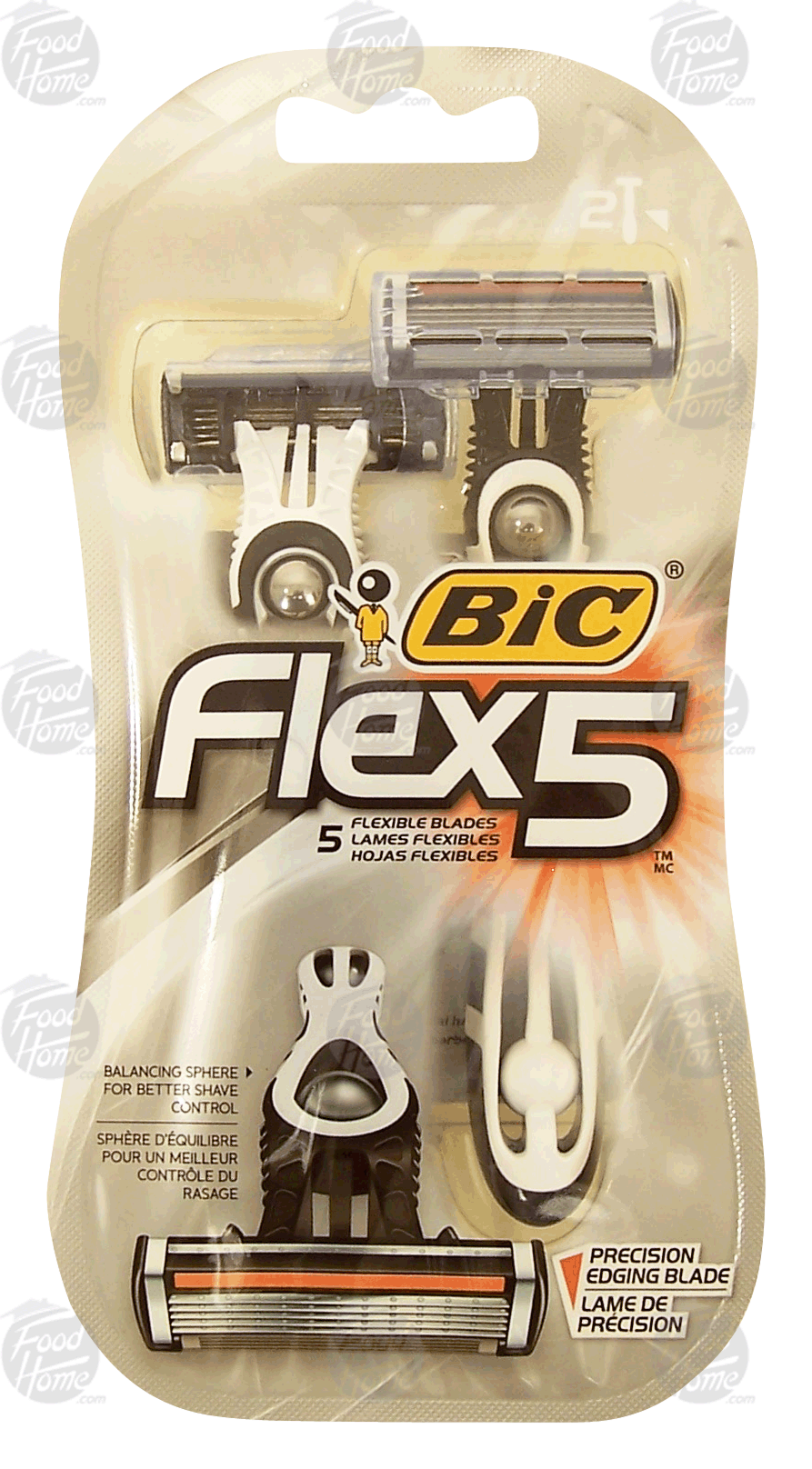 Bic Flex 5 disposable razors, 5 flexible blades Full-Size Picture